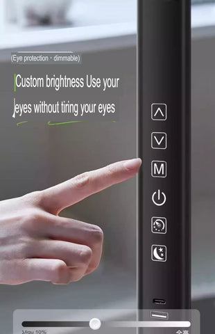 Clip On Desk Lamp Eye Protection Study Reading Work