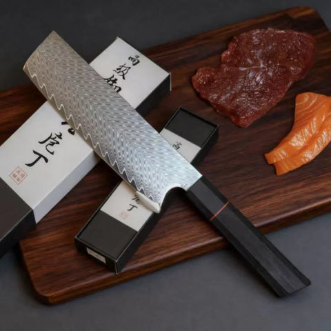 Professional Damascus Steel Chef Knife For Home Cooking
