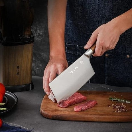 Premium Kitchen Knife Set Seven Piece Wood Handle