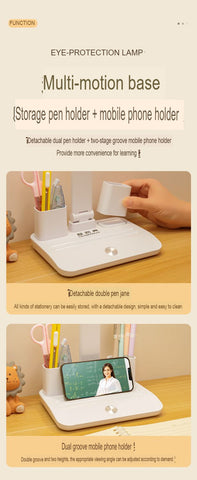 Smart Clock Multifunctional Digital Display Desk Lamp For Students