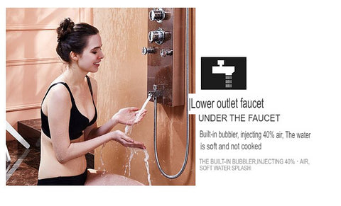 Shower Head Wall Mount Thermostatic Spa System