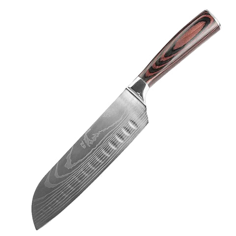 Professional Damascus Steel Kitchen Knife Set