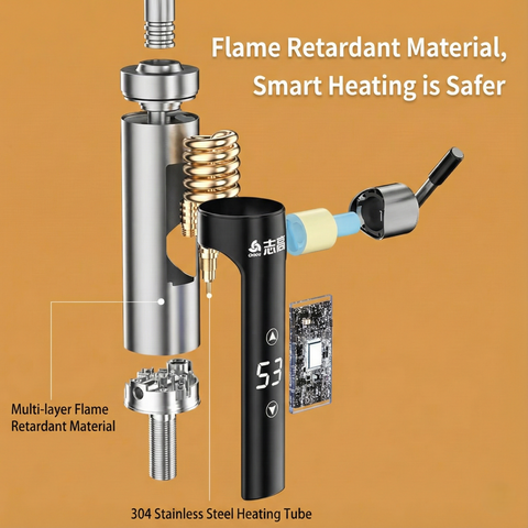 Electric Faucet Hot Cold Variable Frequency