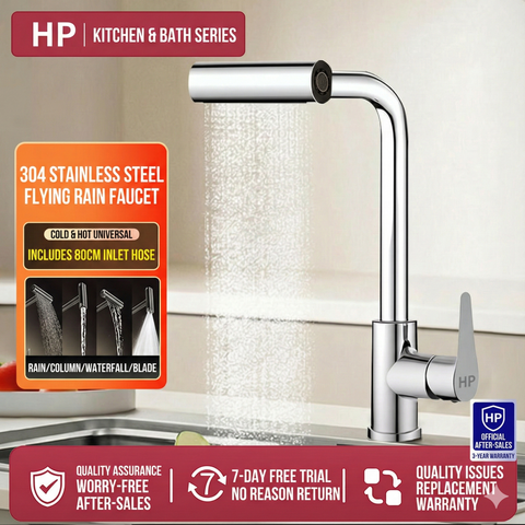 Raindry Stainless Steel Kitchen Faucet