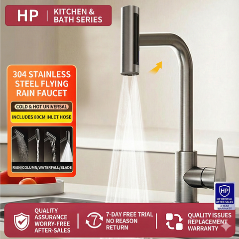 Raindry Stainless Steel Kitchen Faucet