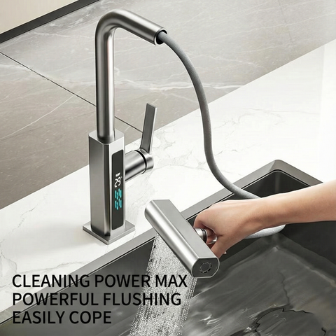 Stainless Steel Pull Out Kitchen Faucet
