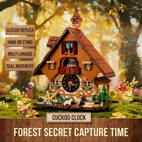DIY Puzzle Cuckoo Clock Building Blocks