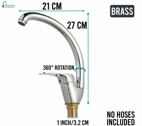 All Copper Kitchen Faucet Rotatable