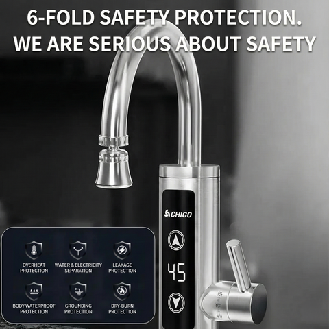 Electric Instant Water Heater Kitchen Faucet