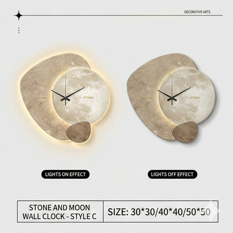Premium Creamy 3D Wall Clock