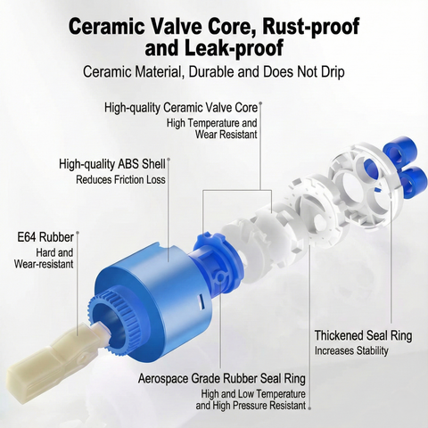 Four Speed Kitchen Faucet Hot Cold