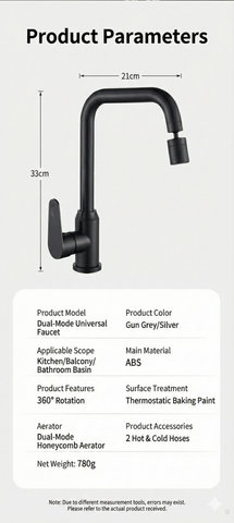 Thickened Stainless Steel Kitchen Faucet