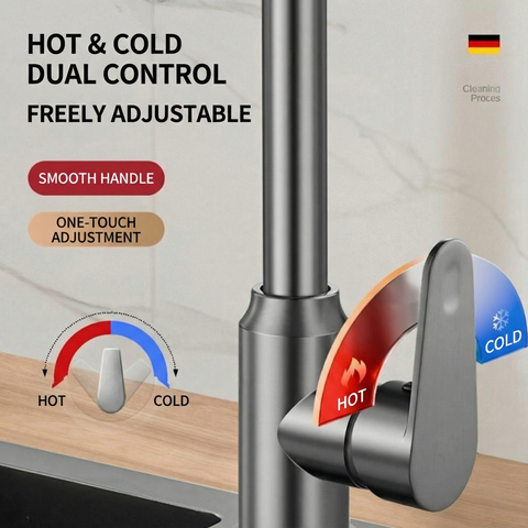 Thickened Stainless Steel Kitchen Faucet