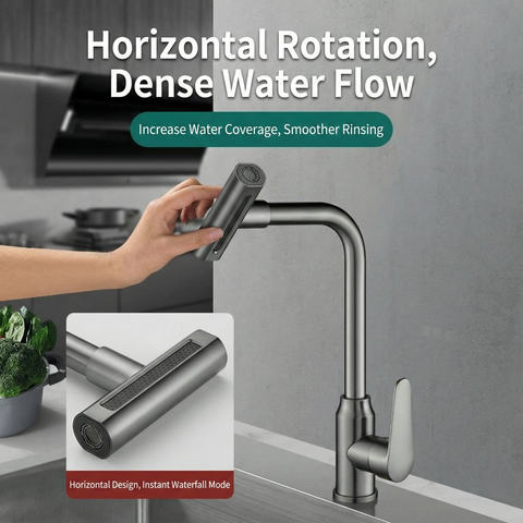 Flying Rain Waterfall Kitchen Faucet