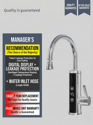 Electric Instant Water Heater Kitchen Faucet