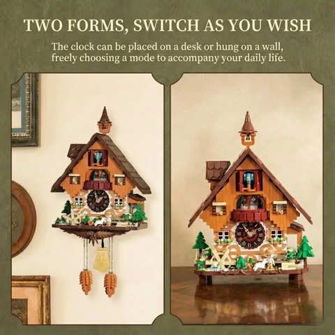 DIY Puzzle Cuckoo Clock Building Blocks