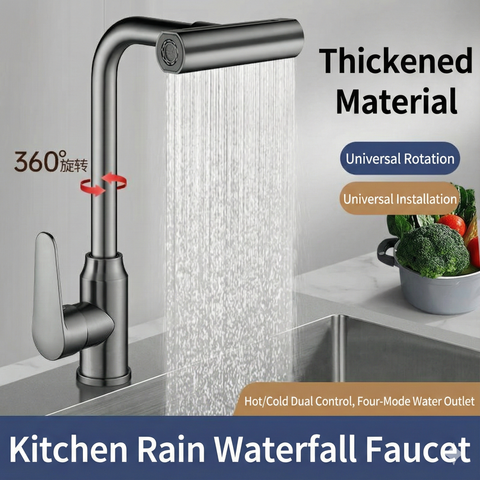 Flying Rain Waterfall Kitchen Faucet