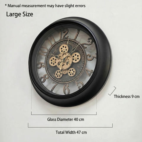 Steampunk Gear Modern Wall Clock