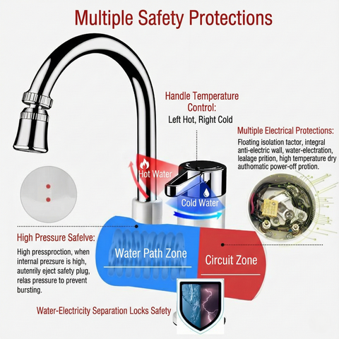 Instant Heating Electric Water Faucet