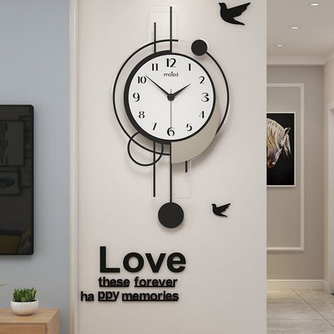 Silent Pendulum Wall Clock