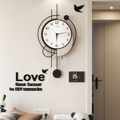 Silent Pendulum Wall Clock