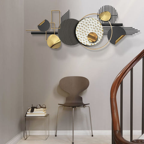 Modern Metal Abstract Wall Art Sculpture