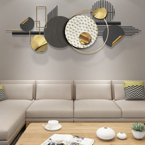 Modern Metal Abstract Wall Art Sculpture