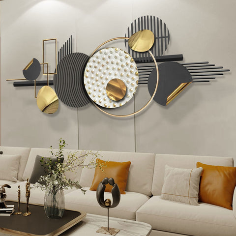 Modern Metal Abstract Wall Art Sculpture