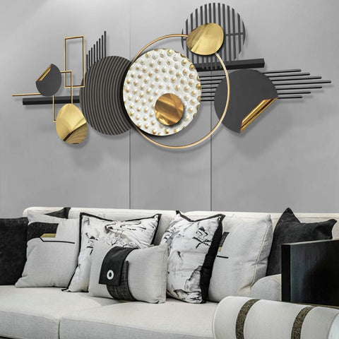 Modern Metal Abstract Wall Art Sculpture