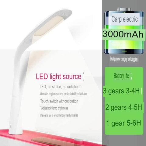 Rechargeable LED Desk Lamp Eye Protection Foldable