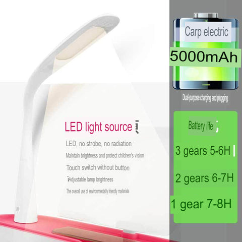 Rechargeable LED Desk Lamp Eye Protection Foldable