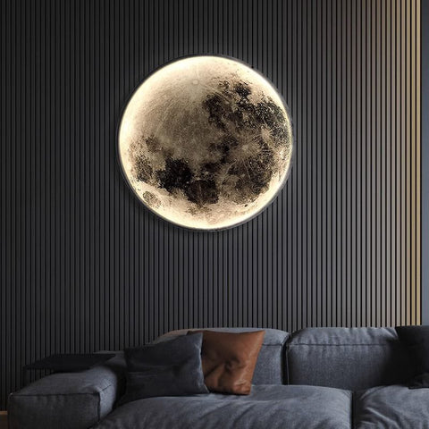 Moon LED Dimmable Wall Light Art