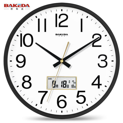 Modern Round Wall Clock Display