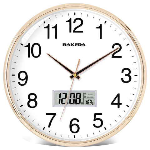 Modern Round Wall Clock Display