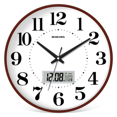 Modern Round Wall Clock Display