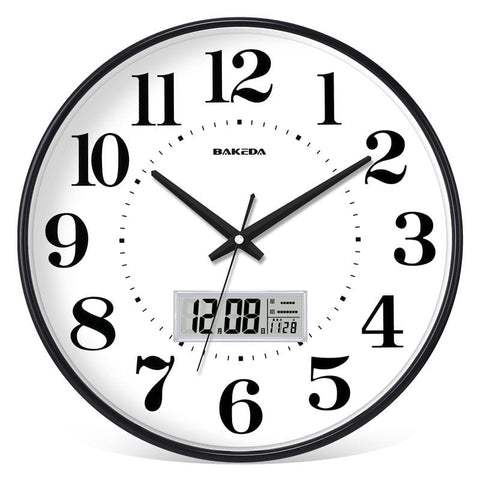 Modern Round Wall Clock Display
