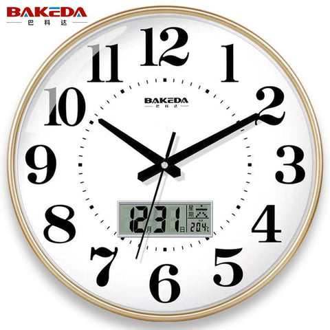 Modern Round Wall Clock Display