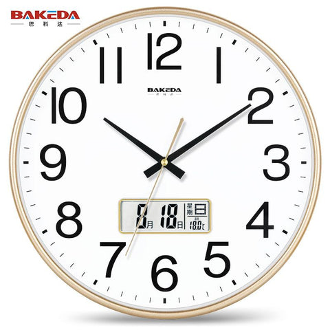 Modern Round Wall Clock Display