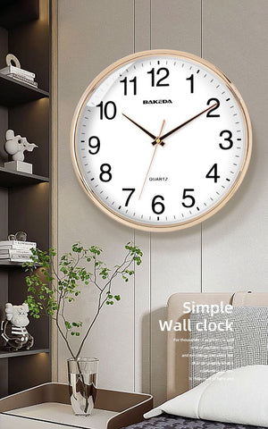 Modern Round Wall Clock Display