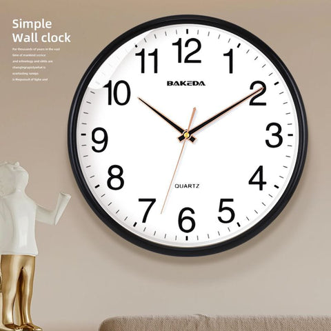 Modern Round Wall Clock Display