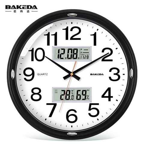 Modern Round Wall Clock Display