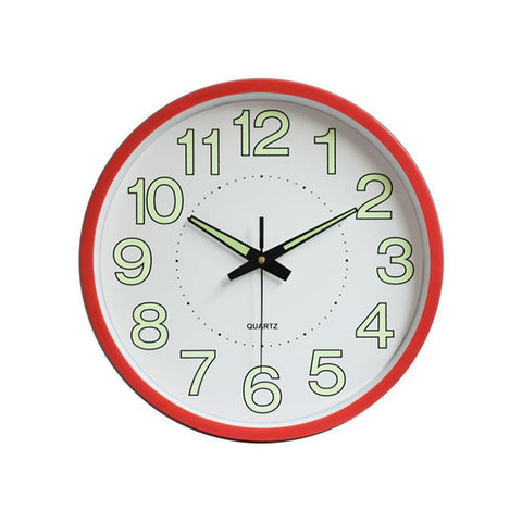 Glow-in-the-Dark Luminous Quartz Clock