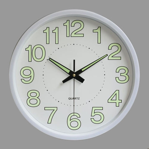 Glow-in-the-Dark Luminous Quartz Clock