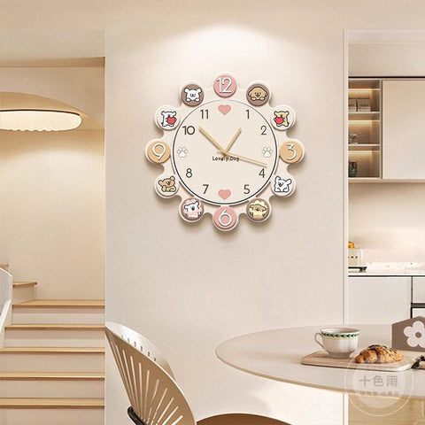 Cute Puppy Decorative Wall Clock