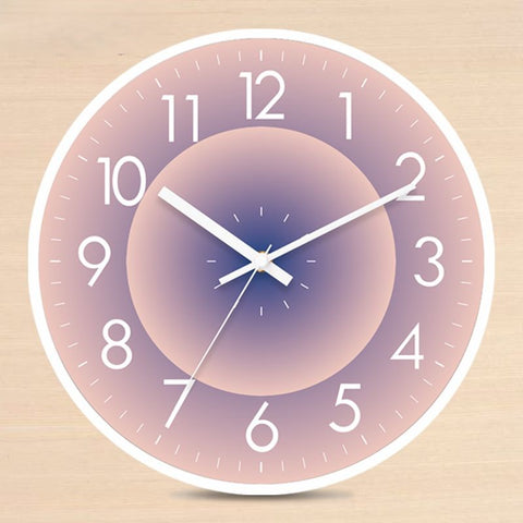 Nordic Sunset Silent Quartz Clock