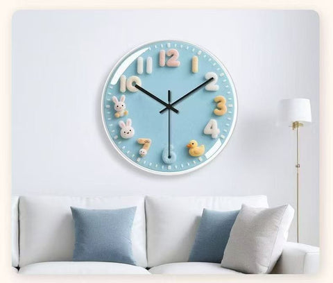 Educational Cartoon Quartz Clock Children