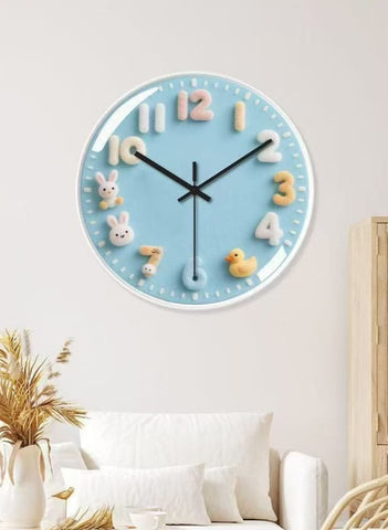Educational Cartoon Quartz Clock Children
