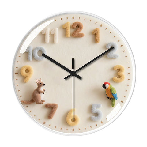 Educational Cartoon Quartz Clock Children