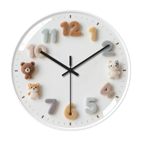 Educational Cartoon Quartz Clock Children