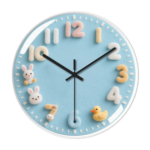 Educational Cartoon Quartz Clock Children